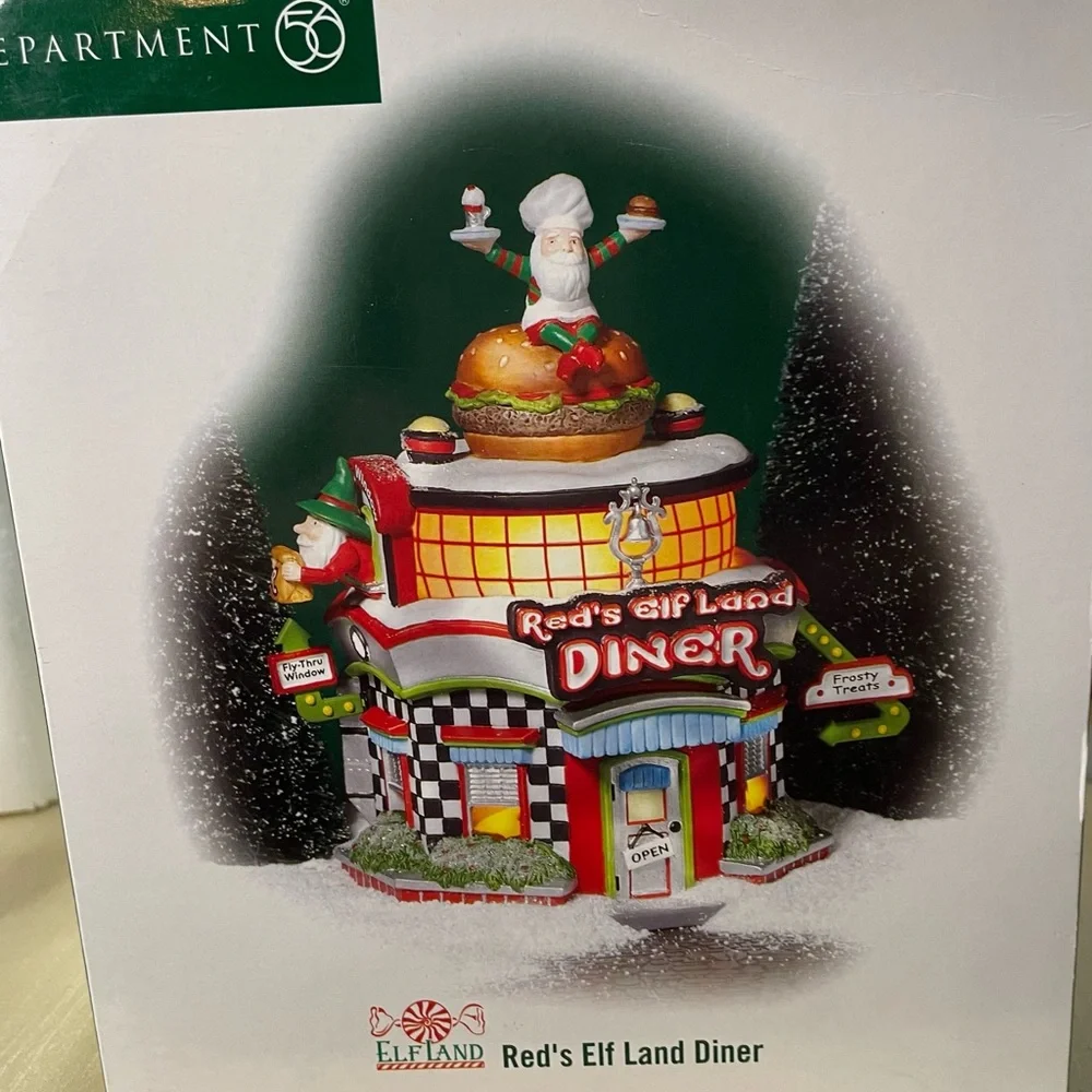 D56 Red's Elf Land Diner North Pole‎